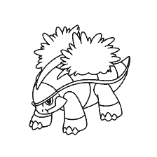 kolorowanka: Zdjęcie Pokemon Coloring Grottle