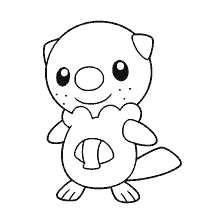 kolorowanka: Pokemon barwiących przez Oshavott