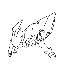 kolorowanka: Pokemon kolorowanie Manectrick