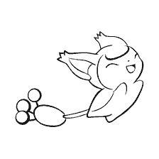 kolorowanka: Kolorowanka Pokémon Skitty