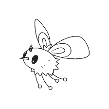 kolorowanka: Zdjęcie dla kolorowanki Pokemon Kyutifly