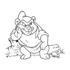 Gummy Grumpy Bear kleuren
