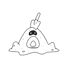 kolorowanka: Pokemon Sandigast kolorowanie
