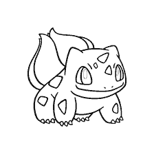 kolorowanka: Kolorowanki Pokémon Bulbasaurus