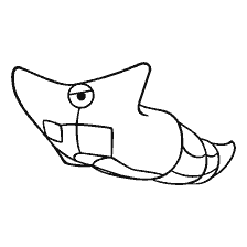 kolorowanka: Pokemon Metapod Contour kolorowanie