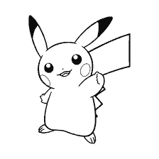 kolorowanka: Kolorowanki Pokemon Pikachu