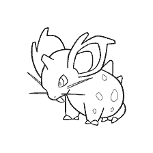 kolorowanka: Kolorowanki Pokemon Nidoran (Nidoran) żeński