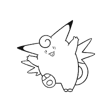 kolorowanka: Pokemon Coloring by Clefable