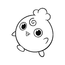 kolorowanka: Kolorowanie Pokemon Ygglibuff