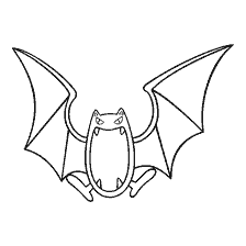 kolorowanka: Kolorowanie Pokemon Golbat