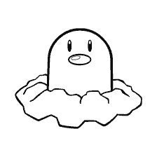 kolorowanka: Pokemon kolorowanki Diglett