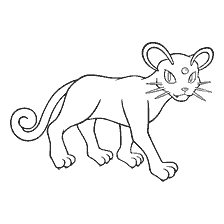 kolorowanka: Kolorowanki Persowie Pokemon