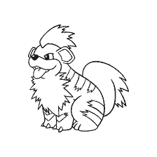 kolorowanka: Kolorowanki Pokemon Growlit