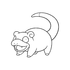 kolorowanka: Kolorowanki Pokemon Slopek - linia ewolucji
