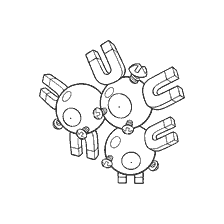 kolorowanka: Pokemon Magneton kolorowanie