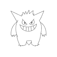 kolorowanka: Kolorowanki Pokemon Genggar