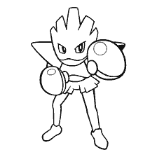 kolorowanka: Kolorowanki Pokemon Hitmonchan