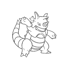 kolorowanka: Kolorowanki Pokemon Rydon