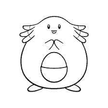 kolorowanka: Cancey Pokemon kolorowanie