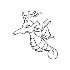 kolorowanka: Kolorowanki Pokemon Kingdra