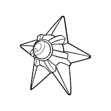 kolorowanka: Rysunek Pokemon Starew do kolorowania