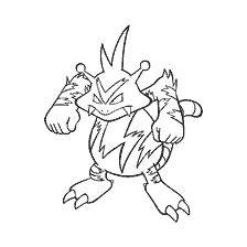 kolorowanka: Kolorowanki Pokémon Electabazz