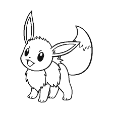 kolorowanka: Kolorowanki Pokemon Evey