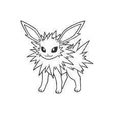 kolorowanka: Kolorowanki Pokemon Joltheon
