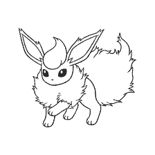 kolorowanka: Kolorowanki Pokemon Flareon