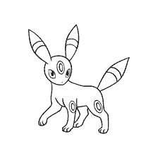 kolorowanka: Kolorowanki Ambreon Pokemon