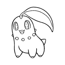 kolorowanka: Kolorowanki Pokemon Chicorita