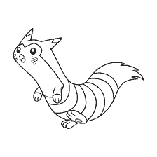 kolorowanka: Kolorowanki Pokemon Fourret