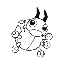 kolorowanka: Pokemon Ladybe kolorowanie