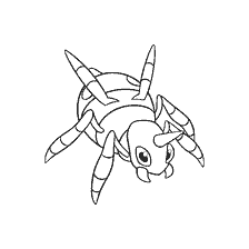 kolorowanka: Kolorowanki przez Pokemon Ariados