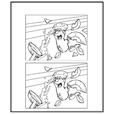 página para colorir: Colorindo Ratatouille com caráter e objetos no fundo