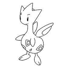 kolorowanka: Pokemon Togetik w kolorowanie
