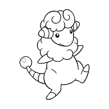 kolorowanka: Pokemon Kolorowanka Flaffey