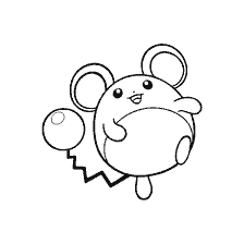 kolorowanka: Pokemon kolorowanki Marill