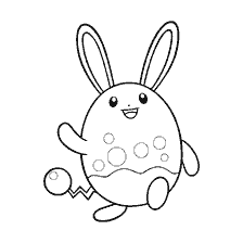 kolorowanka: Pokemon Azumaryll do kolorowania