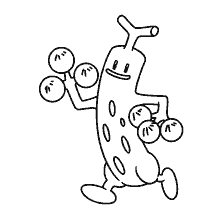 kolorowanka: Kolorowanki Pokemon Sudovudo