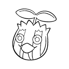 kolorowanka: Kolorowanki Pokemon Sankern dla dzieci
