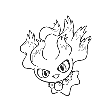 kolorowanka: Misdrivus - Pokémon do kolorowania