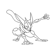 kolorowanka: Kolorowanki Pokémon Greninja