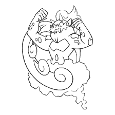 coloring page: Pokemon Coloring Tornadus