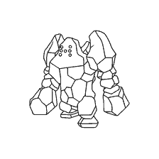 coloring page: Coloring Regiroc from Pokemon