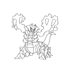 coloring page: Pokemon Giratin Coloring