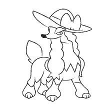 coloring page: Coloring Pokemon Furfru in delegate style