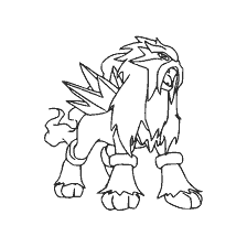 coloring page: Picture for coloring the legendary Pokémon Antay