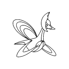 coloring page: Coloring Legendary Pokémon Cresselia