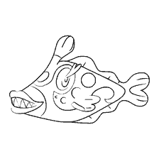 coloring page: Coloring Pokemon Braxish (Bruxish)